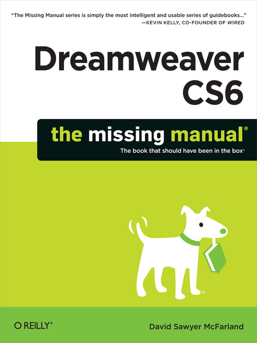 Title details for Dreamweaver CS6 by David Sawyer McFarland - Wait list